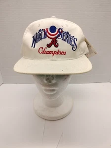 Vintage Atlanta Braves Mütze Cap Snapback weiß World Series Champions 1995 MLB - Bild 1 von 6