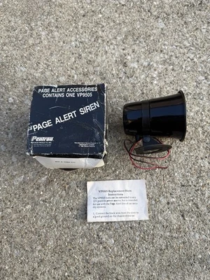 Sistema de paginação remota sirene de alerta Pentron Page VP9505 vintage novo na caixa caminhão alarme de carro - Imagem 1 de 4