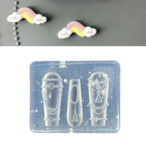 Nagel Deko Form Elegant Motiv Silikon Textur für verschiedene Nageltypen - Bild 1 von 12