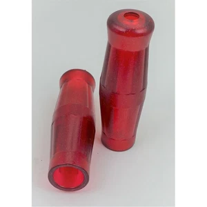 Vintage Coke Bottle Grips Jellie Red With Metal Flakes 7/8" Handlebars ry01-034  - Bild 1 von 6