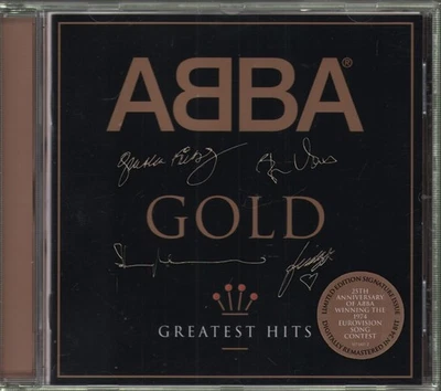 Abba Gold CD UK Polydor 1992 Édition Limitée 19 Titres Meilleurs Succès En Gravé - Photo 1/3