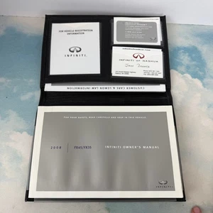 Infiniti FX35 FX45 Owner's Manual 2008 Book Set and Cover Light Wear - Picture 1 of 8