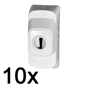 Hager P22 Klik 6A 3 Pin Plug White Box of 10 - Picture 1 of 3