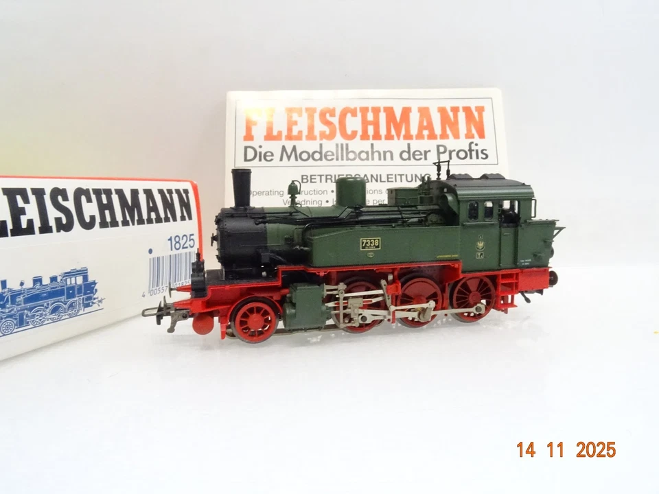Fleischmann H0 1825 K AC Dampflok T9.3 der K.P.E.V für Märklin 3-L in OVP JL4481 - Bild 1 von 3