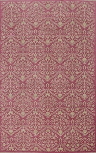 Modern Oriental Wool Carpet Reproduction Pink Gabbeh Style Area Rug 6x9 Ft - Picture 1 of 10