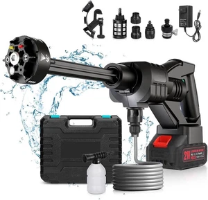 Cordless Pressure Washer, 800 PSI, 1.5 GPM, 6-in-1 Nozzle, 1 Battery - Picture 1 of 8