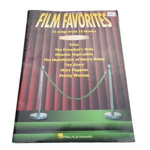 Piano Music Book Film Favorites Big Note15 Songs Hall Leanord Piano Song Book - Picture 1 of 4