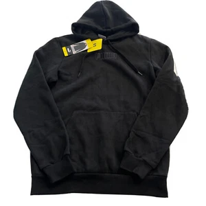 Puma NEW Mens Modern Basics 22 Hoodie SMALL NEW Black Front Kangaroo Pocket S - Picture 1 of 15