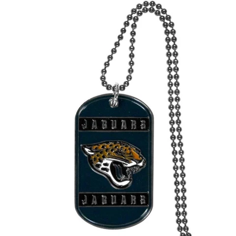 Jacksonville Jaguars Dog Tag Necklace NFL Cover