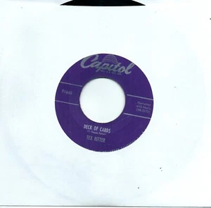 TEX RITTER - DECK OF CARDS / OL' SHORTY - Imagen 1 de 1