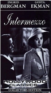 INTERMEZZO- Ingrid Bergman, Gosta Ekman- 1994 B&W Canada Reprint VHS LN - Picture 1 of 2
