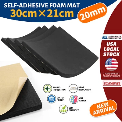 Amortiguador de sonido Insonorización de audio para automóvil Algodón Aislamiento acústico Hágalo usted mismo para EE. UU. Nuevo Foto 1 de 4