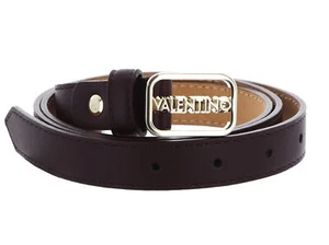 VALENTINO Around Plaque Buckle Belt W105 Gürtel Vino / Oro weinrot Neu - Bild 1 von 2
