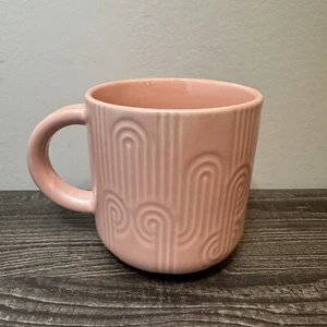 NEW Starbucks Spring 2024 Pastel Pink Curved Mug 14oz Easter - 2 Pack!! - NWT - Picture 1 of 6