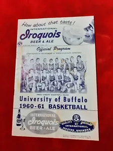 University Of Buffalo 1960 -61 Official Program  Basketball  Team 6 Pages - Picture 1 of 5