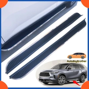 Fits Infiniti QX60 2022 2023 Running Boards Side Steps Nerf Bar Protector Pedal - Picture 1 of 8