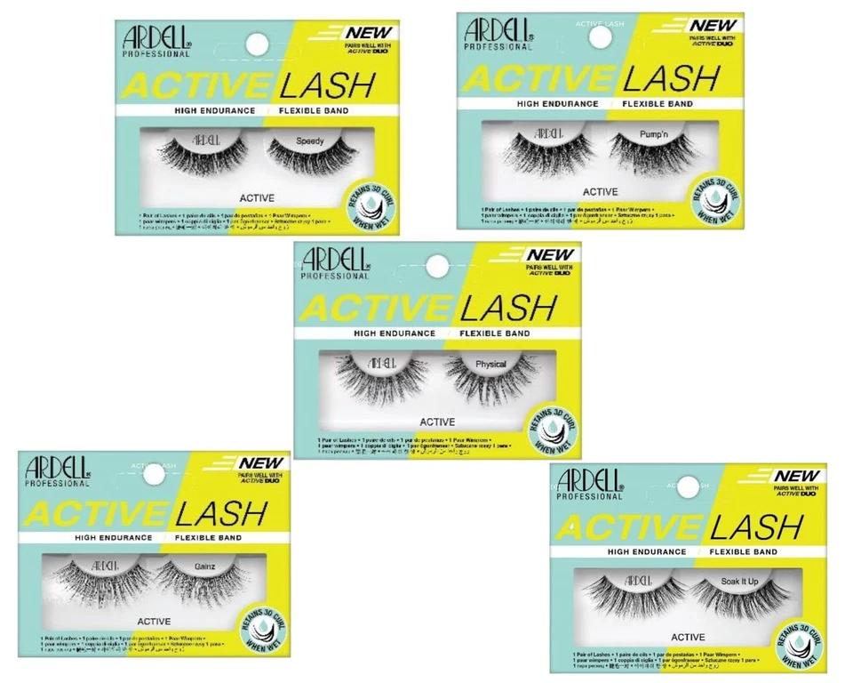Ardell ACTIVE LASH Eyelashes Flexible Band - 1 PAIR - CHOOSE YOUR STYLE - Bild 1 von 1