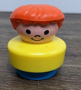 Vintage Little People Farm Girl 1990 Fisher-Price Toy Figure Free Shipping  - Picture 1 of 5
