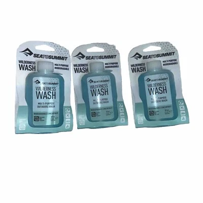 Sea to Summit Wilderness Wash Multipurpose Biodegradable Outdoor Wash, 3 x 3 oz - Image 1 of 4