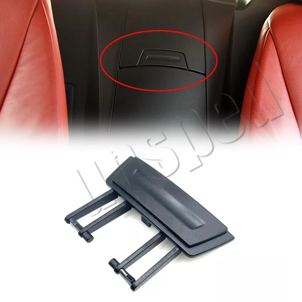 Черная ручка переключателя коробки для хранения лотка задней центральной консоли для BMW Z4 E85 2003-06 - Изображение 1 из 4