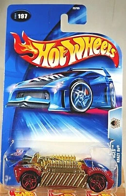2004 Hot Wheels #197 Track Aces KRAZY 8s Red-Gold w/Red Pr5 Spoke Wheels - Image 1 of 4