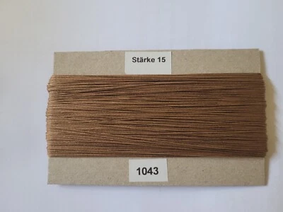 Nähgarn Amann Saba Garnstärke 15 extra Stark Polyester/Baumwolle 50 Meter Braun - Bild 1 von 2