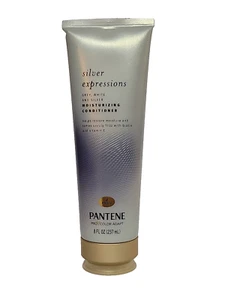 PANTENE Silver Expressions Moisturizing Conditioner Gray/SilverWhite Dyed 8 floz - Picture 1 of 5