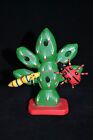 Mexico Wood Folk Art Catcus and Bugs