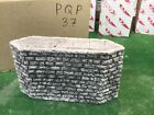 Stone Style Bridge support pier  -OO Scale HO Scale 75mm Tall Rough Stone PQP37