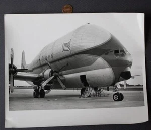 1965 Indianapolis Indiana NASA Aero Space Lines Pregnant Guppy Plane photo RARE- - Picture 1 of 1