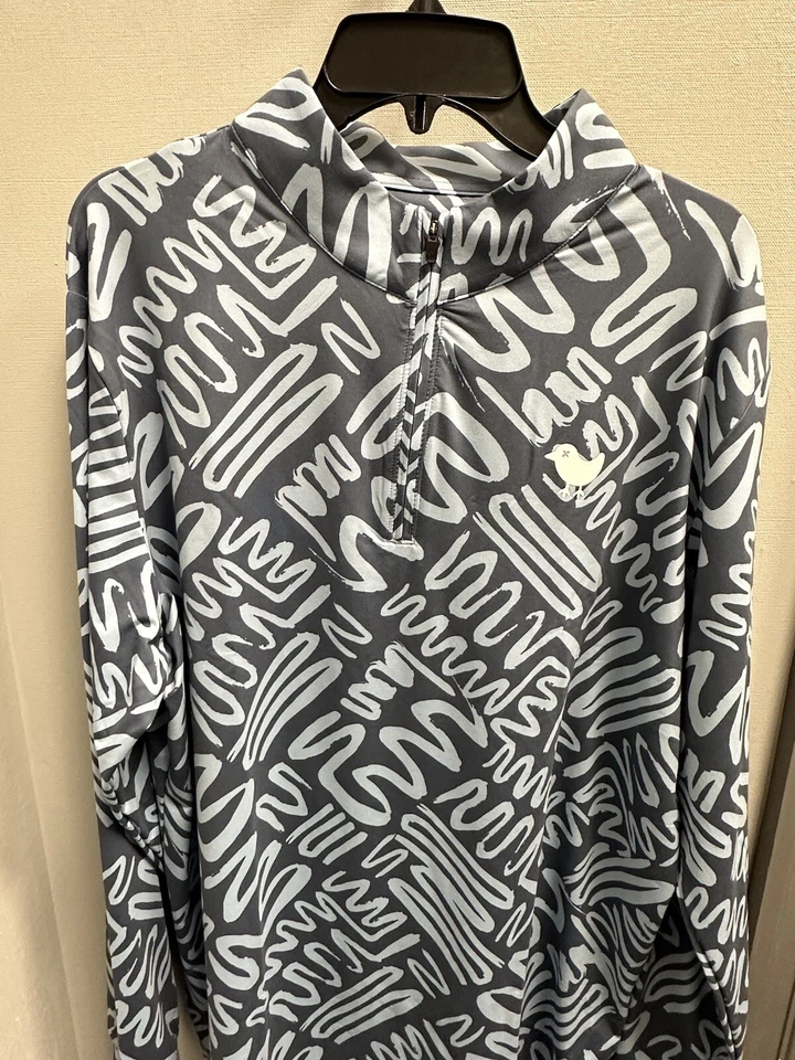 2025-NEW WITH TAGS--Men's Bad Birdie 1/4 Zip Long Sleeve Golf Pullover med - Image 1 of 2