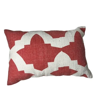 Mela Artisans Ikat Pillow **Cover 18 X 12 Pearly Button Closure NEW Lumbar Throw - Image 1 of 4