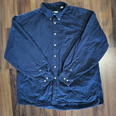 Halogen Blue Button Up Heavy Cotton Men's Size XL - Image 1 of 4