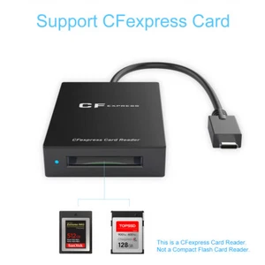 CFexpress Type B Card Reader USB3.1 Gen 2 Type C Card Reader CFexpress Memory a - Afbeelding 1 van 12