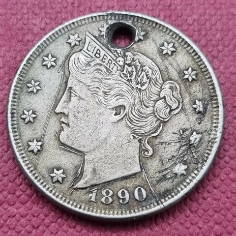 1890 Liberty Head Nickel 5c Better Grade XF Details #44857 Cover