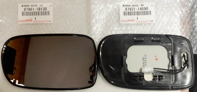 TOYOTA  JZA80 SUPRA Side View DOOR MIROR GLASS Left ＆ Right Set OEM JDM Genuine  Foto 1 de 4