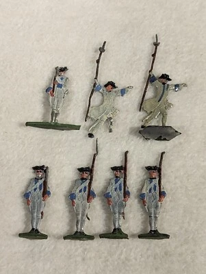 Antique Ernst HEINRICHSEN Nurnberg Soldier Flats ~ White Coats - Image 1 of 3