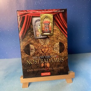 The Lost Tarot of Nostradamus Book & Deck Cards, 2012 Edition (Complete)FREESHIP