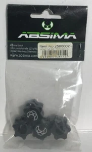 Absima Wheel Hub Set 17mm Black (4) 2560003 Will fit all 1/8 Buggy's with close - Picture 1 of 1