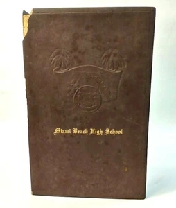 1949 Miami Beach Signed High School Diploma Florida Memorabilia - Picture 1 of 7