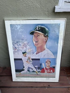 Mark Mcgwire Autographed Artist Proof Lithograph - Picture 1 of 8
