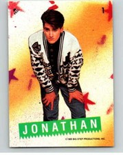 1989 New Kids on the Block Series One Stickers #1 JonathanV66730