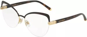 Dolce & Gabbana DG1305 Eyeglass Frames 1315-55-16-140 - Matte Brown - Picture 1 of 3