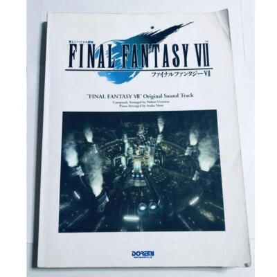 Final Fantasy VII 7 Original Sound Track Music Score Piano Sheet Used Japan - Image 1 of 4