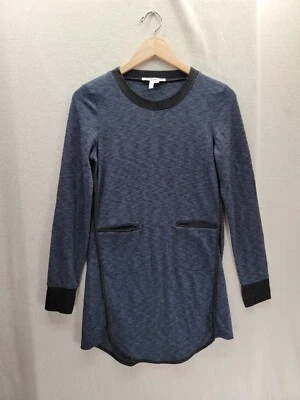 BCBGeneration Blue Knit Jersey Sheath Dress Size-XXS - Image 1 of 4