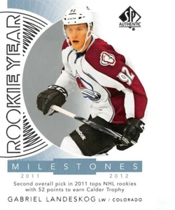 2017-18 SP Authentic Rookie Year Milestones #RYMGL Gabriel Landeskog - Picture 1 of 2