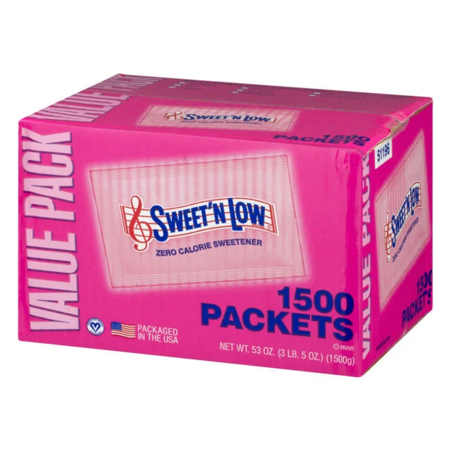 Sweet 'N Low Zero Calorie Sweetener Packet - 1500 Count