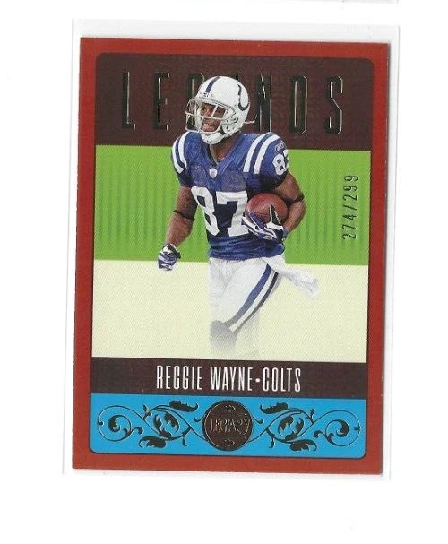 2023 Panini Legacy REGGIE WAYNE Legends RED Parallel SP #142 274/299 - Image 1 of 1