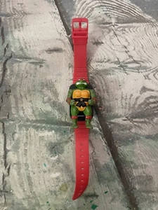 Vintage TMNT Teenage Mutant Ninja Turtles Talking Watch Raphael 1991 City Sewer - Picture 1 of 5