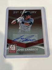 2015 Panini Elite - Signatures 21st Century #48 Jose Canseco (AU)